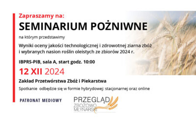 12 XII zapraszamy na Spotkanie Pożniwne 2024