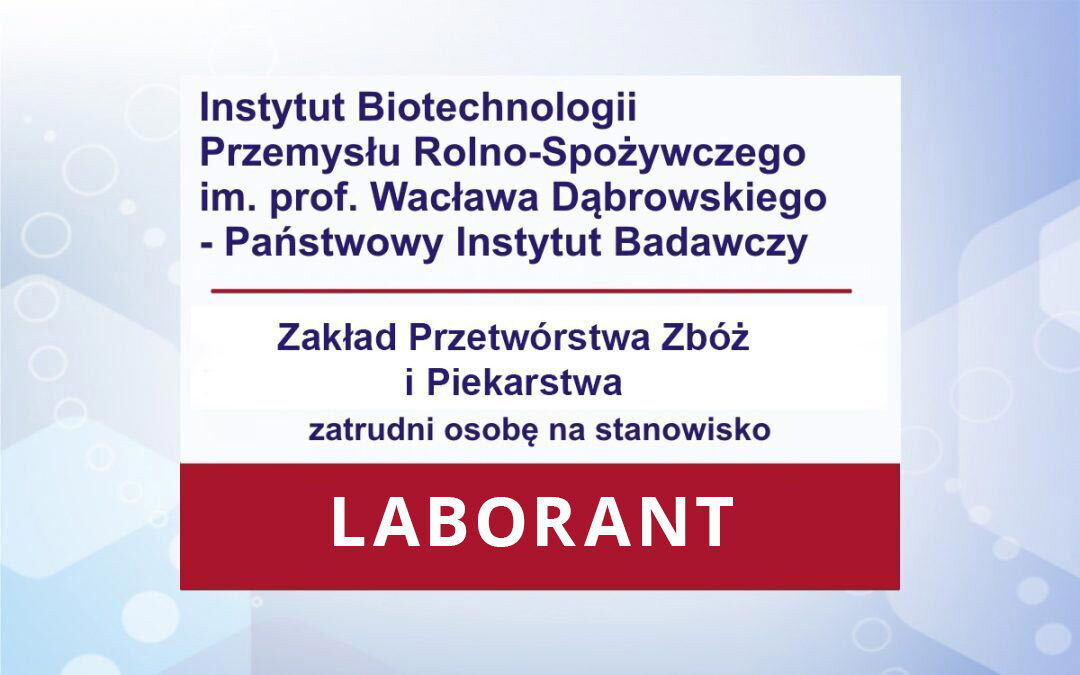 Praca – laborant w ZZ