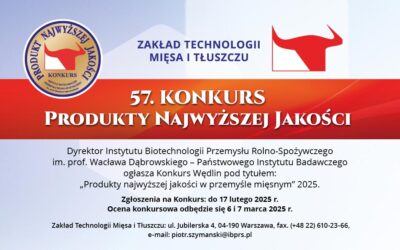 Produkty Najwyższej Jakości – 57. Konkurs Wędlin