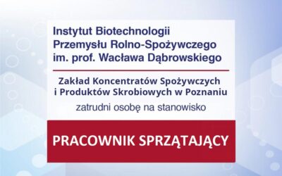 Praca – Pracownik sprzątający, Poznań.