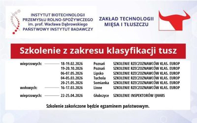 Szkolenie z zakresu klasyfikacji tusz w systemie EUROP
