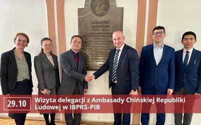 Wizyta delegacji z Ambasady Chińskiej Republiki Ludowej w IBPRS-PIB
