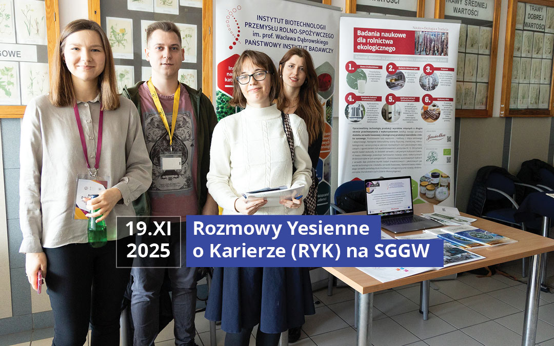 IBPRS wspiera rozwój kompetencji młodych naukowców z SGGW