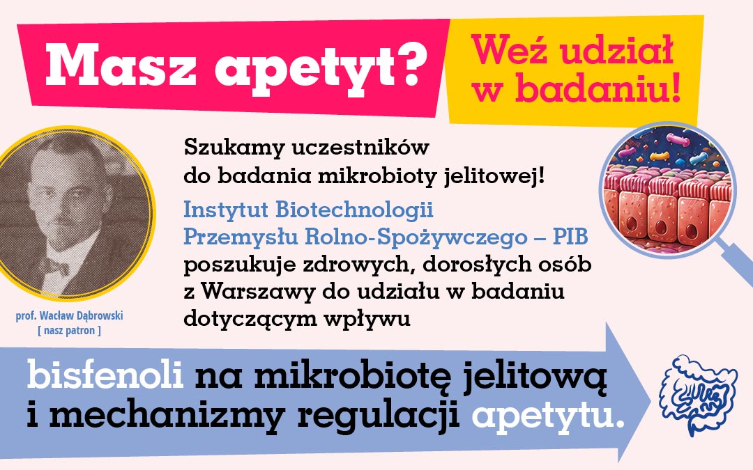 Szukamy uczestników do badania mikrobioty jelitowej!