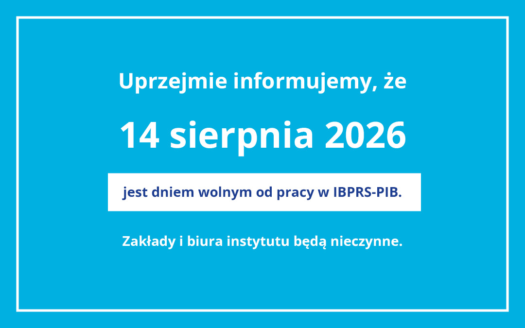 Dzień wolny od pracy 14.08